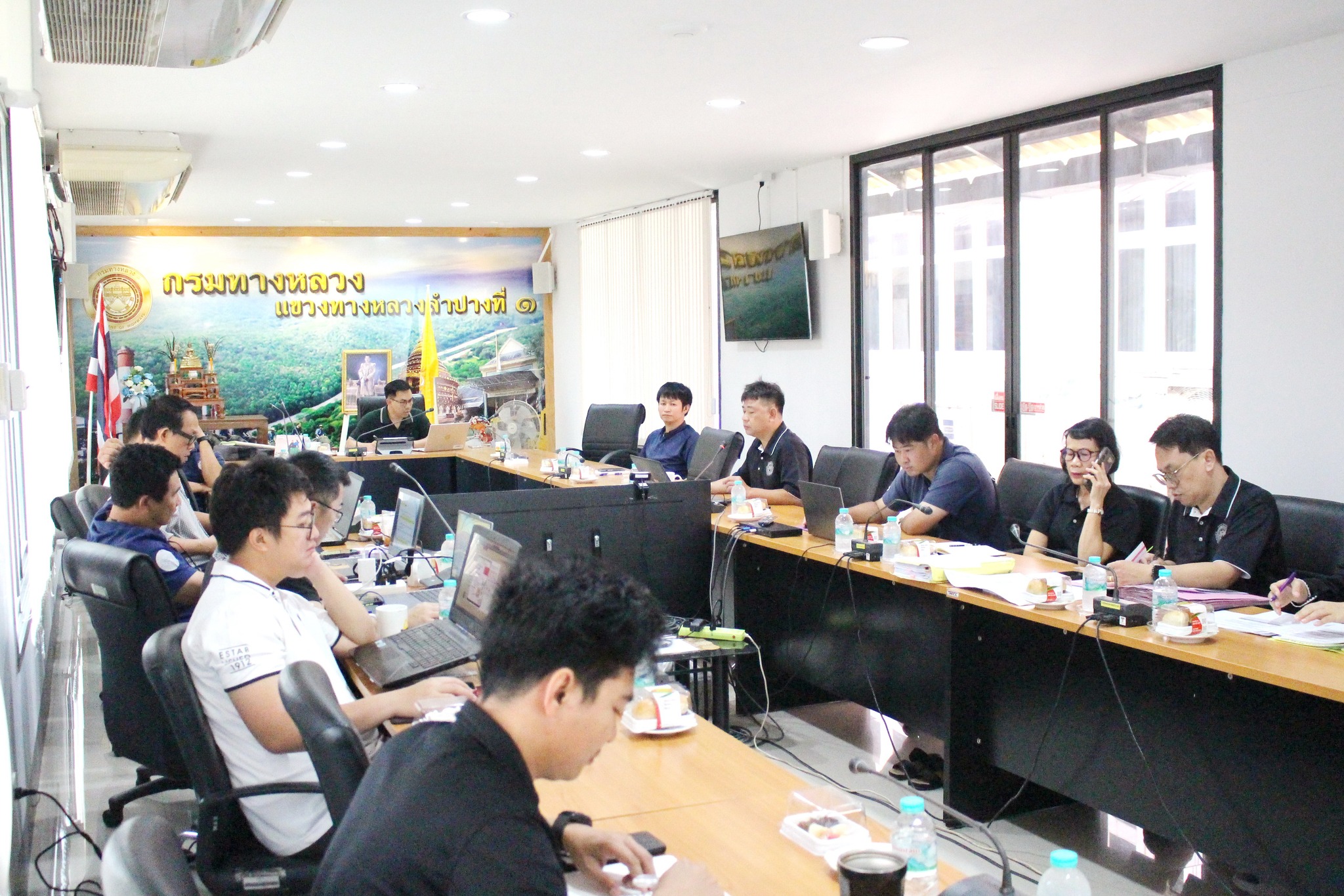 ร่วมประชุมฯ (ค่า K) การเพิ่มลดค่างานก่อสร้างตามสัญญาแบบปรับได้