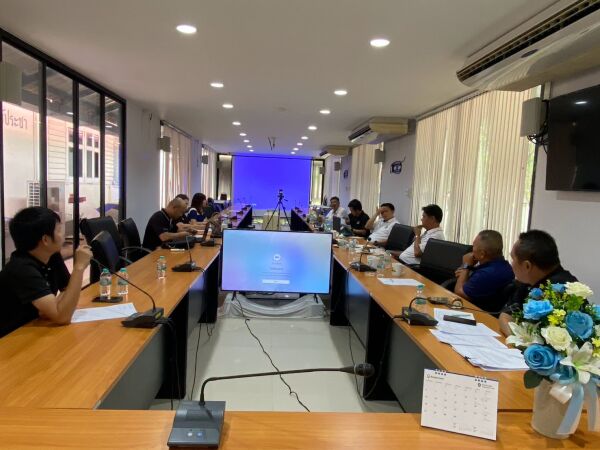 ประชุมป้องกันและแก้ไขปัญหาการโจรกรรมอุปกรณ์งานทางและวางแผนกำหนดมาตรการป้องกันการโจรกรรมอุปกรณ์งานทาง